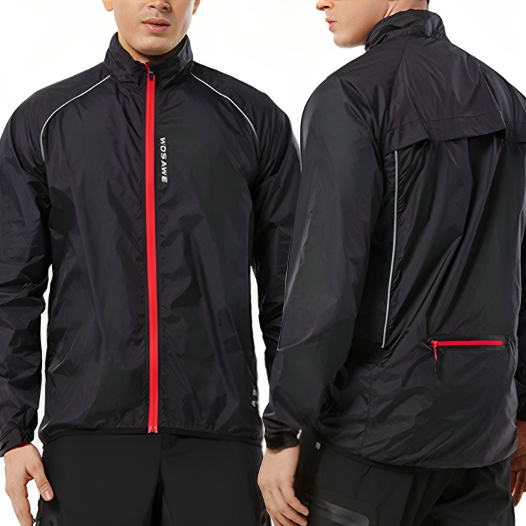 Veste de cyclisme réfléchissante d'automne pour homme