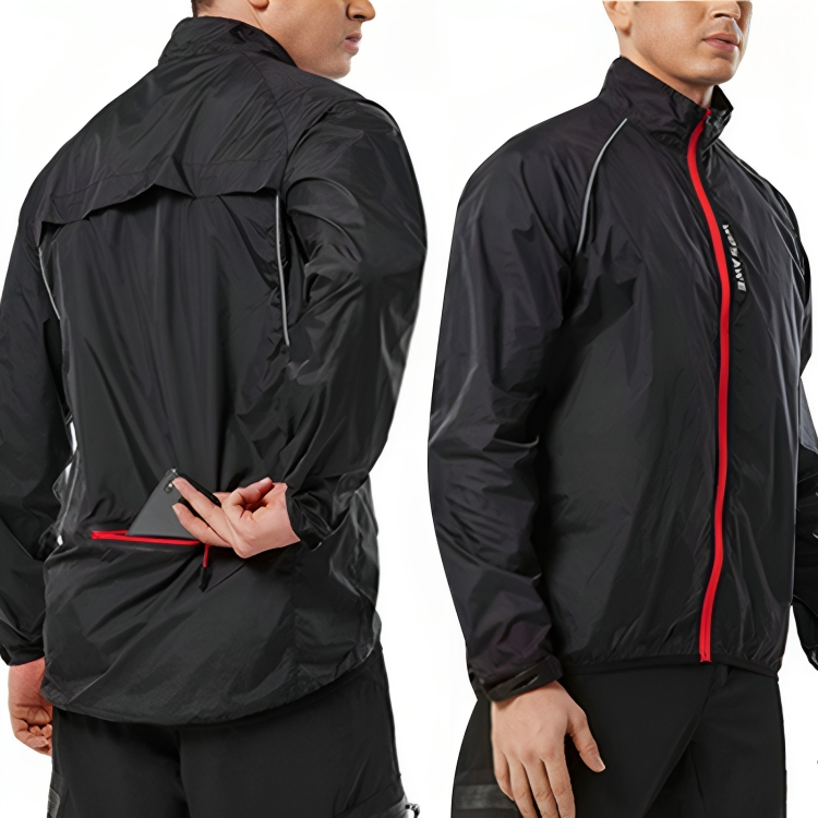 Veste de cyclisme réfléchissante d'automne pour homme