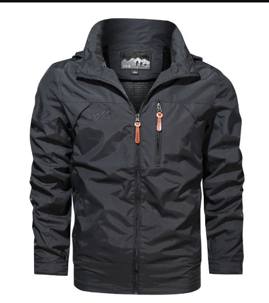Veste de pluie imperméable pour homme au design respirant – veste outdoor légère pour le quotidien