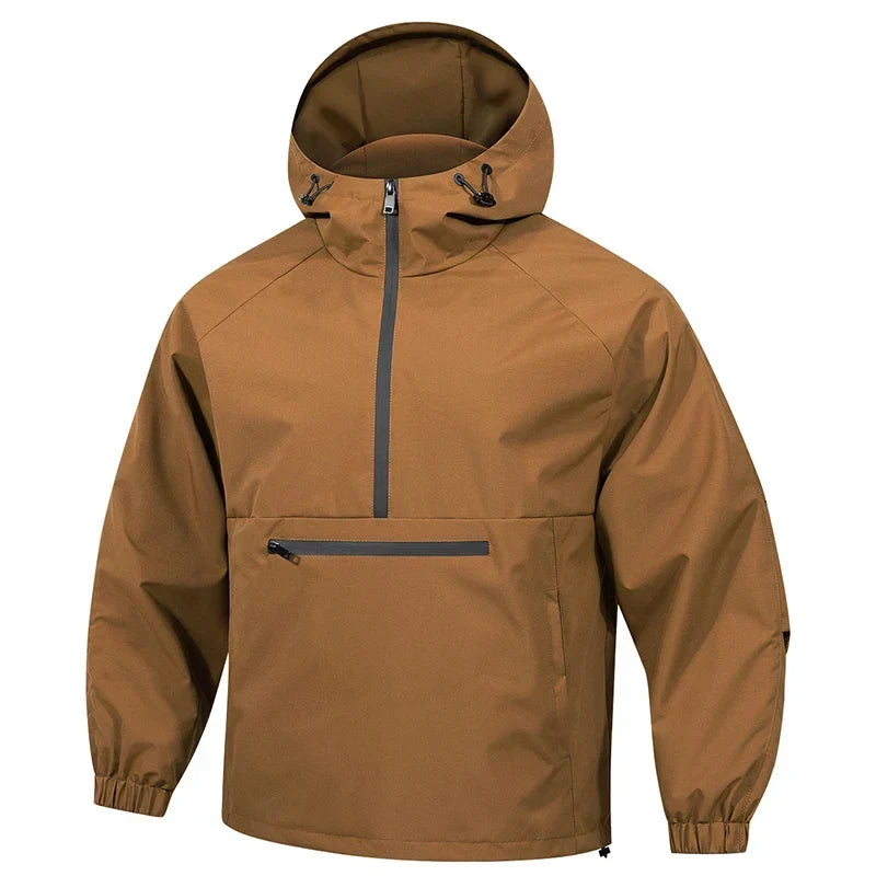 Veste de pluie pour homme – veste imperméable à capuche au design quotidien