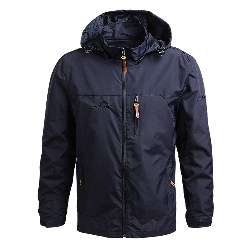 Veste de style militaire coupe-vent et imperméable pour homme