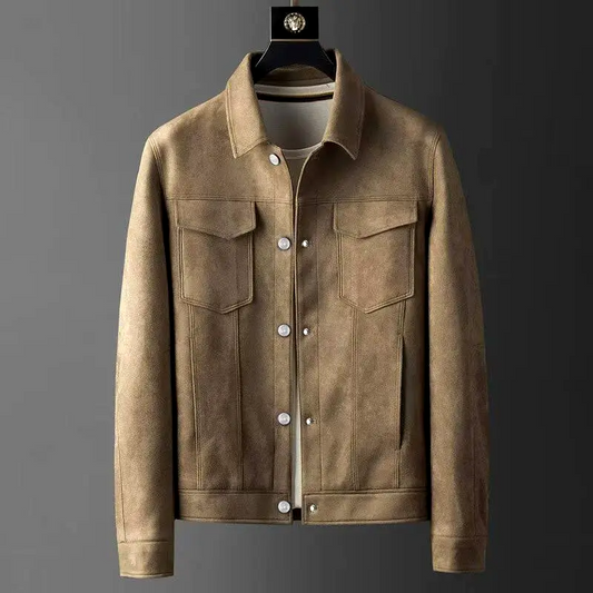 Veste élégante en daim pour homme
