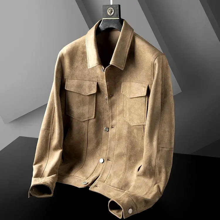 Veste élégante en daim pour homme