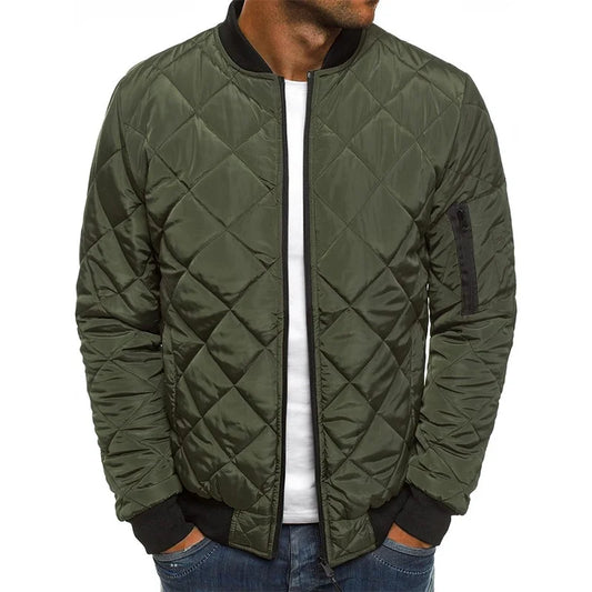 Veste en coton à motifs losanges