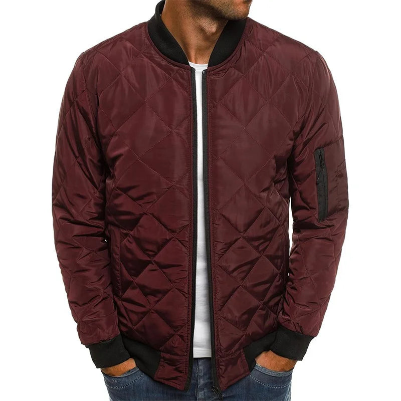 Veste en coton à motifs losanges