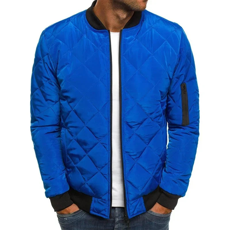 Veste en coton à motifs losanges
