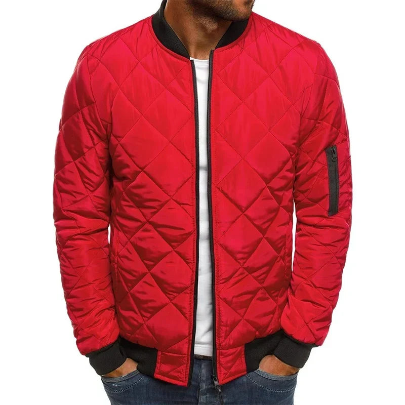 Veste en coton à motifs losanges