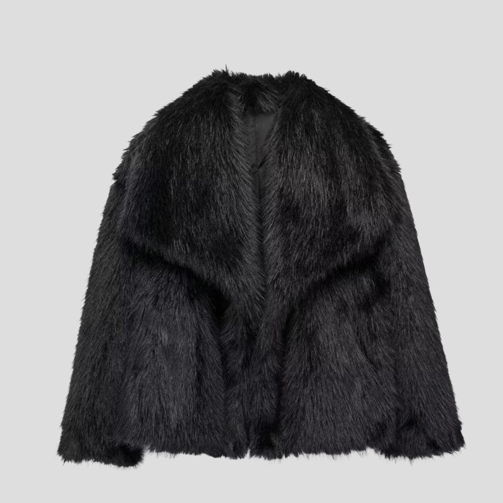 Veste en fausse fourrure pour femme
