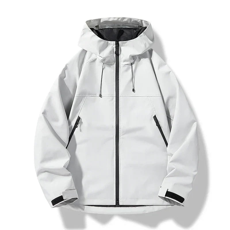 Veste hardshell à capuche pour homme