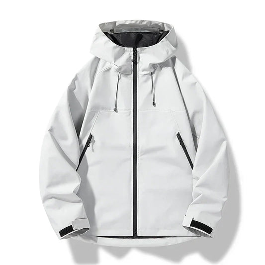 Veste hardshell à capuche pour homme