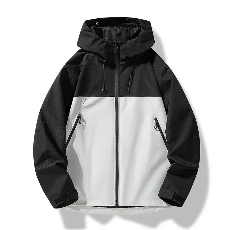 Veste hardshell à capuche pour homme