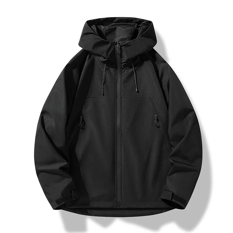 Veste hardshell à capuche pour homme