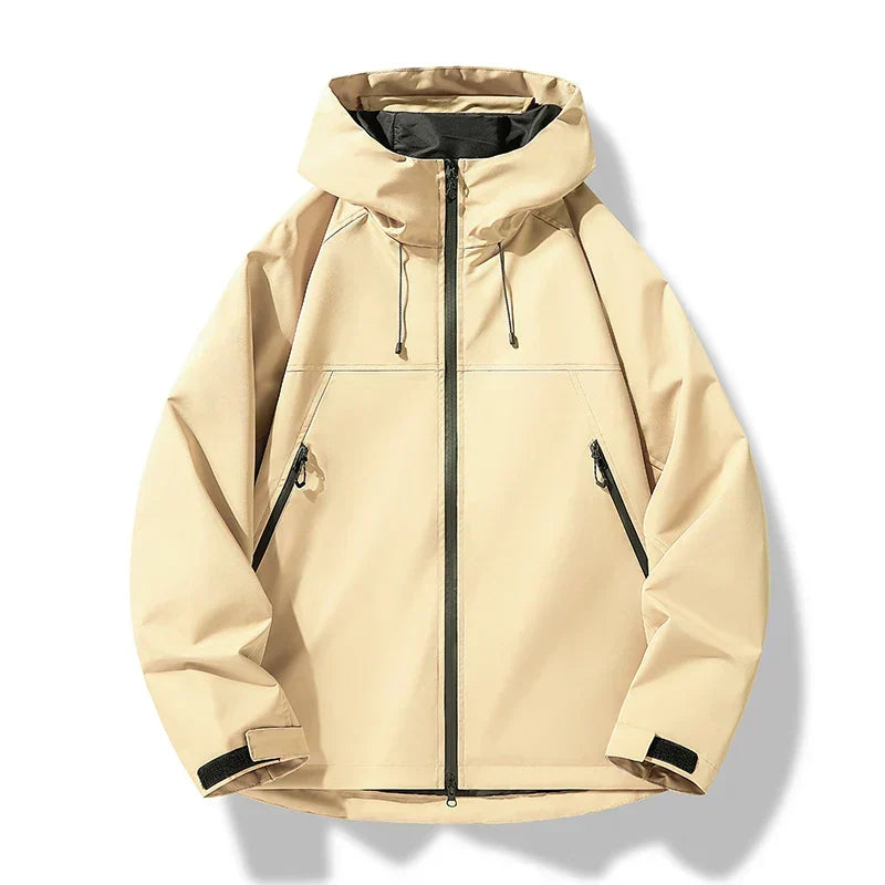 Veste hardshell à capuche pour homme