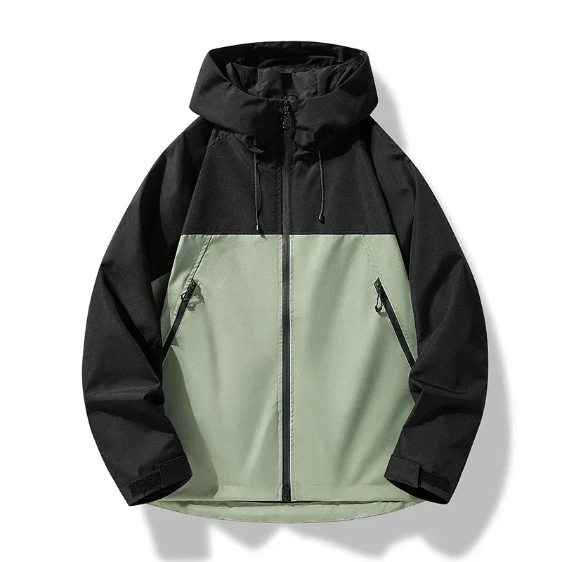 Veste hardshell à capuche pour homme