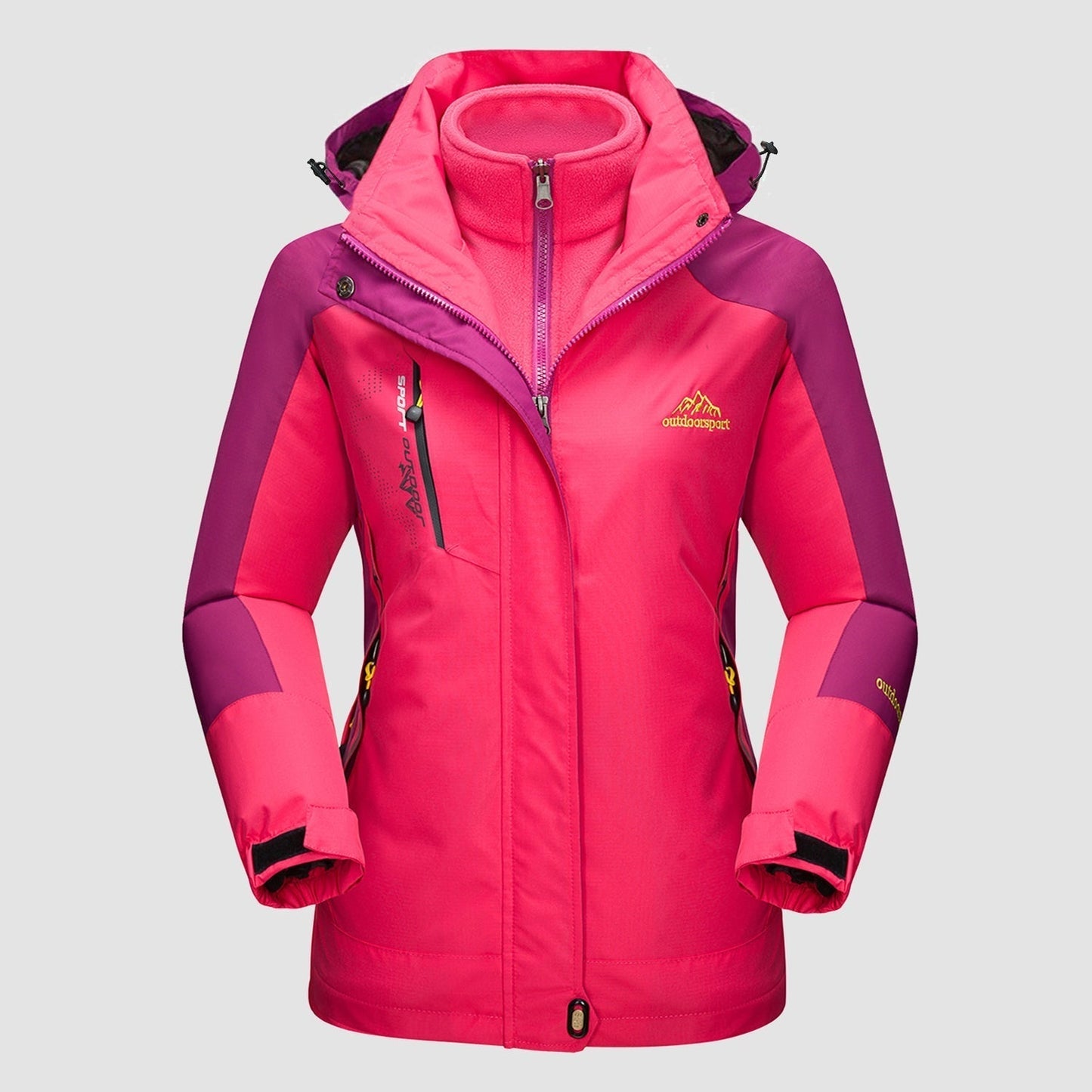 Veste imperméable 3-en-1 pour femme