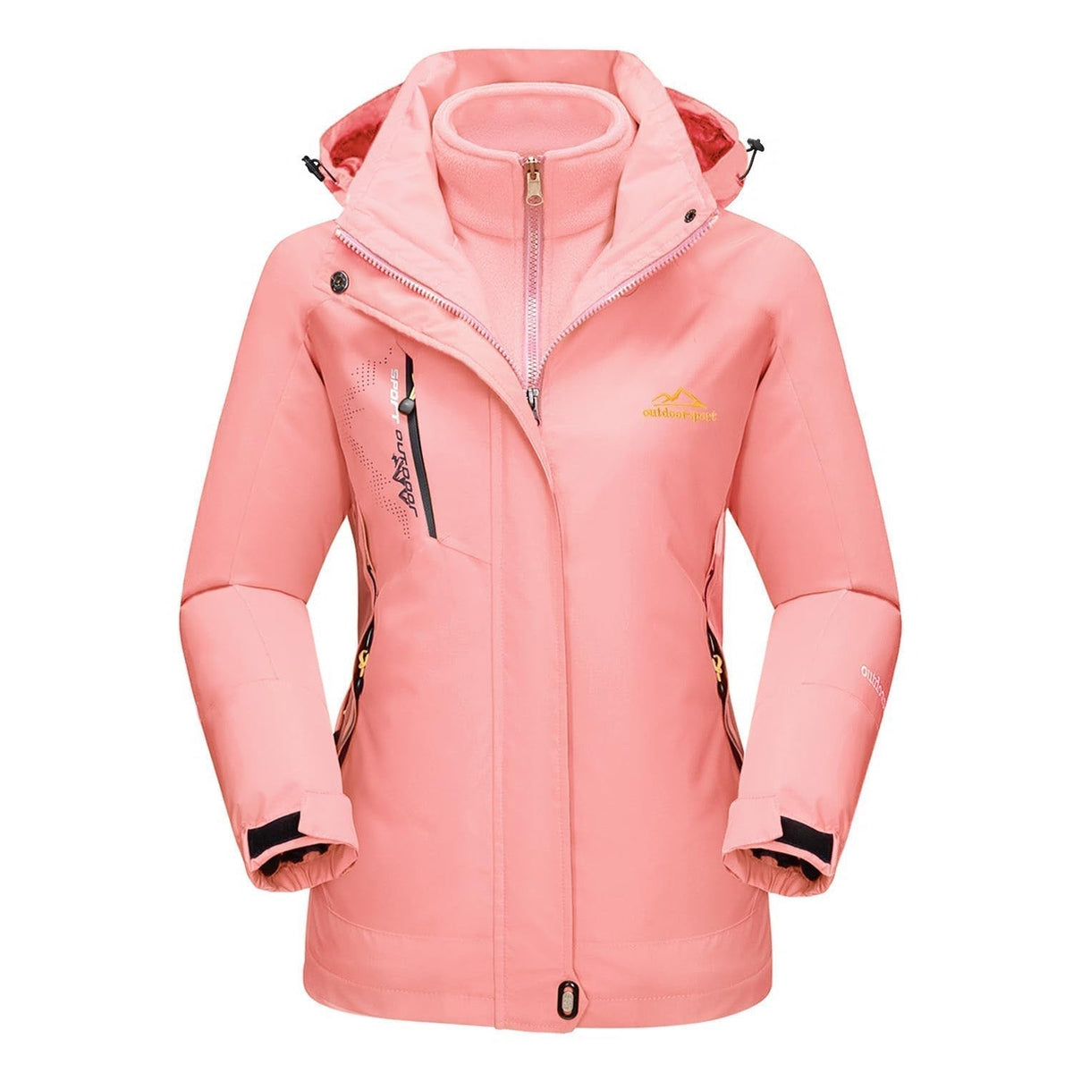 Veste imperméable 3-en-1 pour femme