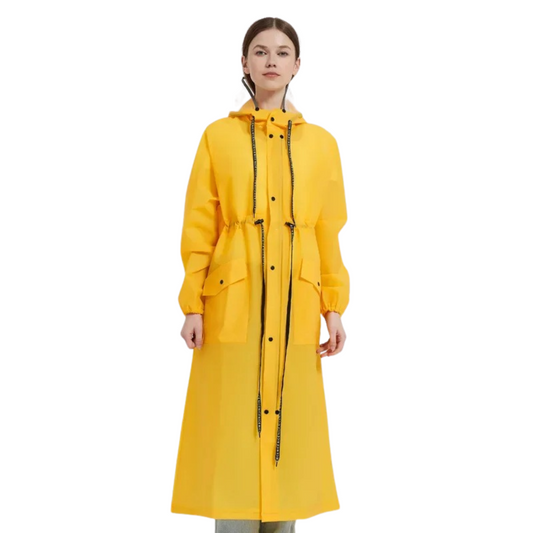 Veste imperméable longue pour femme