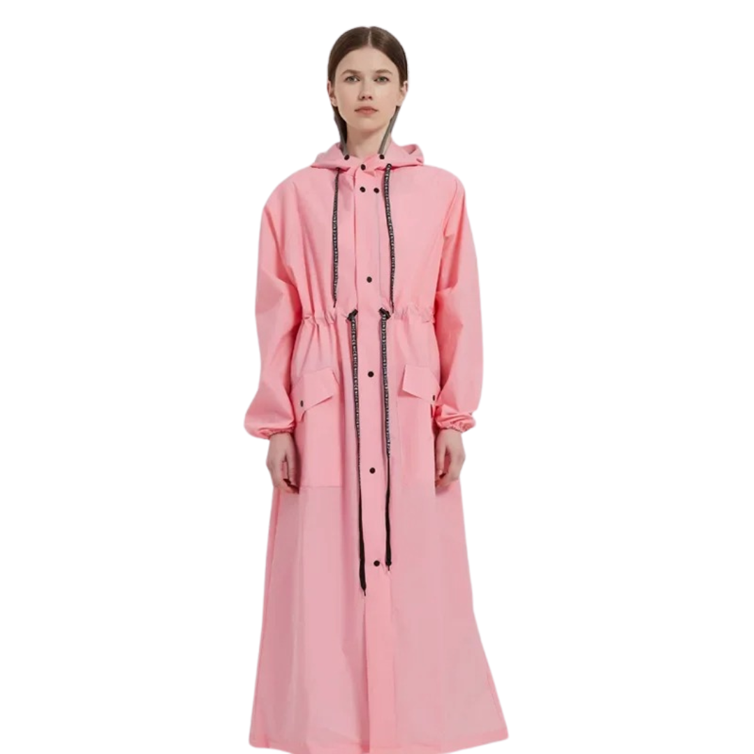 Veste imperméable longue pour femme