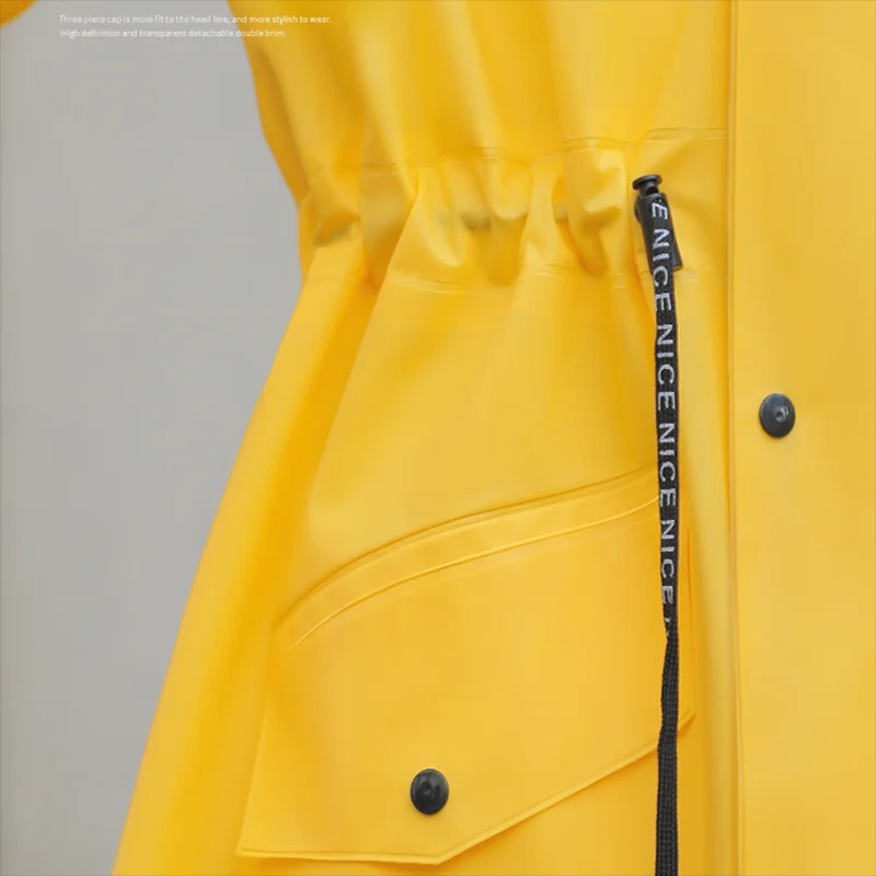 Veste imperméable longue pour femme