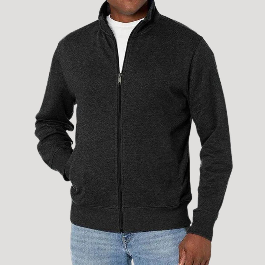 Veste légère de printemps zippée décontractée pour homme