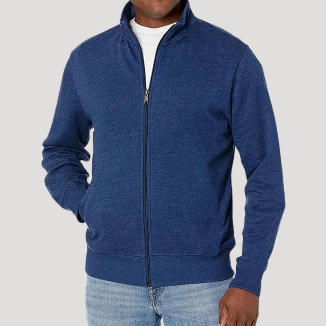 Veste légère de printemps zippée décontractée pour homme