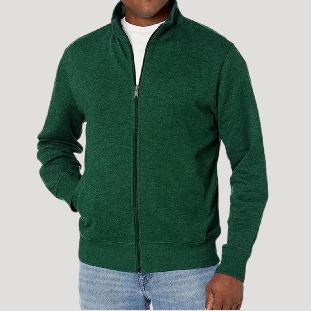 Veste légère de printemps zippée décontractée pour homme