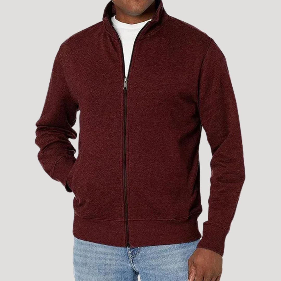 Veste légère de printemps zippée décontractée pour homme