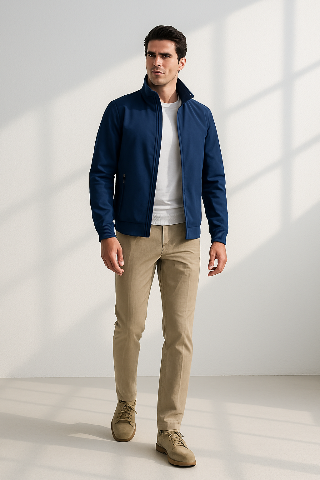 Veste légère homme coupe-vent design minimaliste