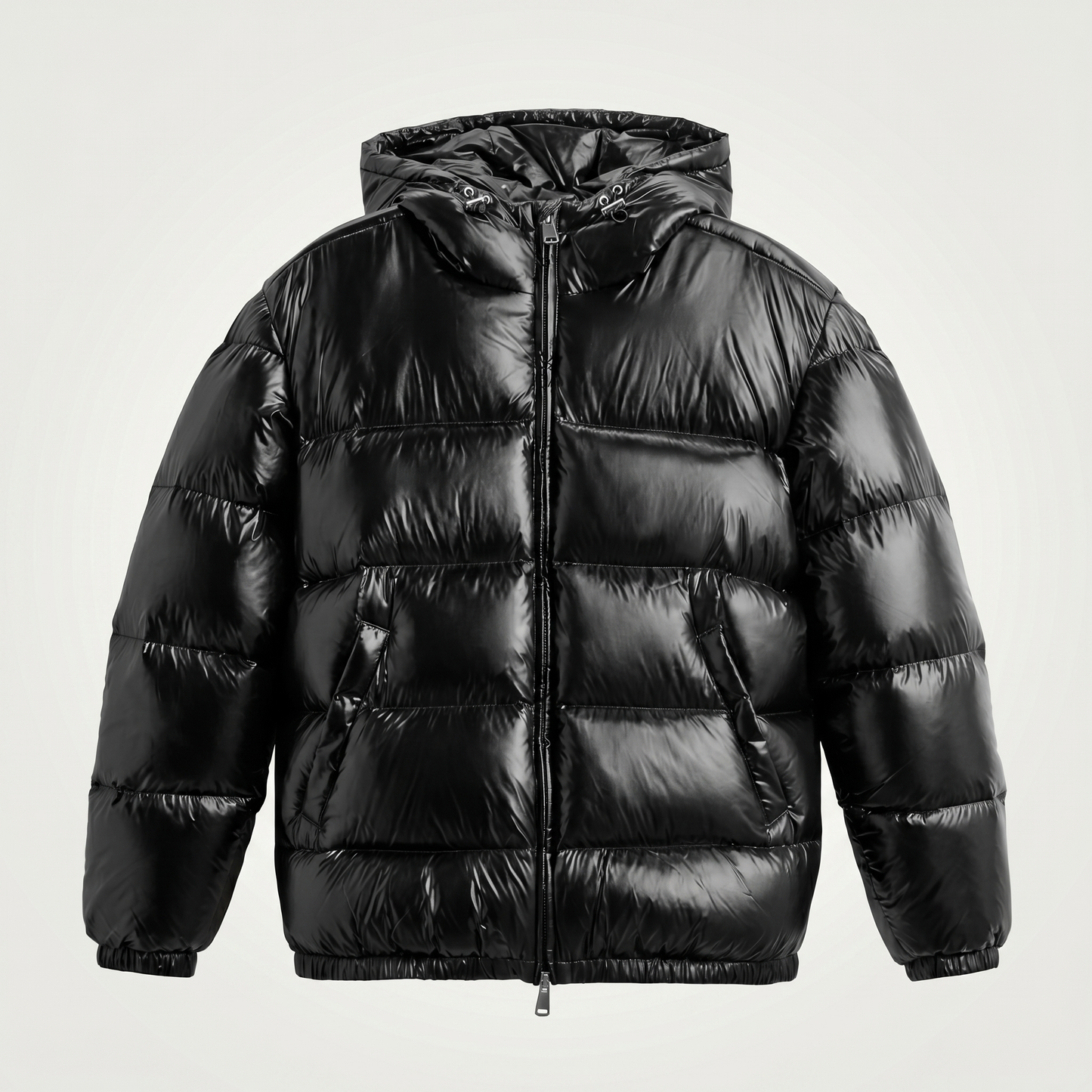 Veste matelassée en polyamide unisexe | Vêtement d'extérieur d'hiver léger et classique