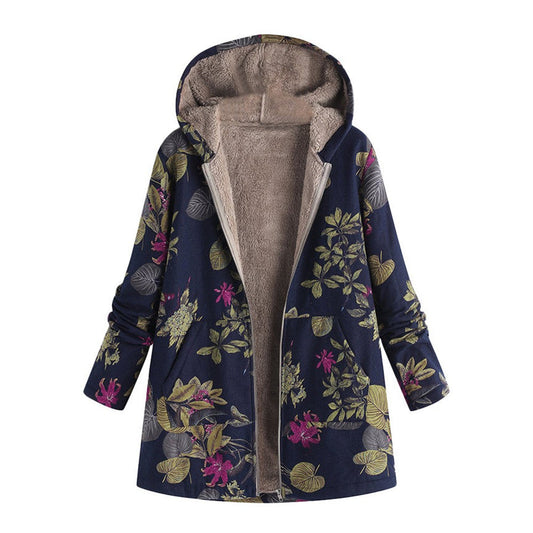 Veste mi-saison pour femme avec poches à l'avant