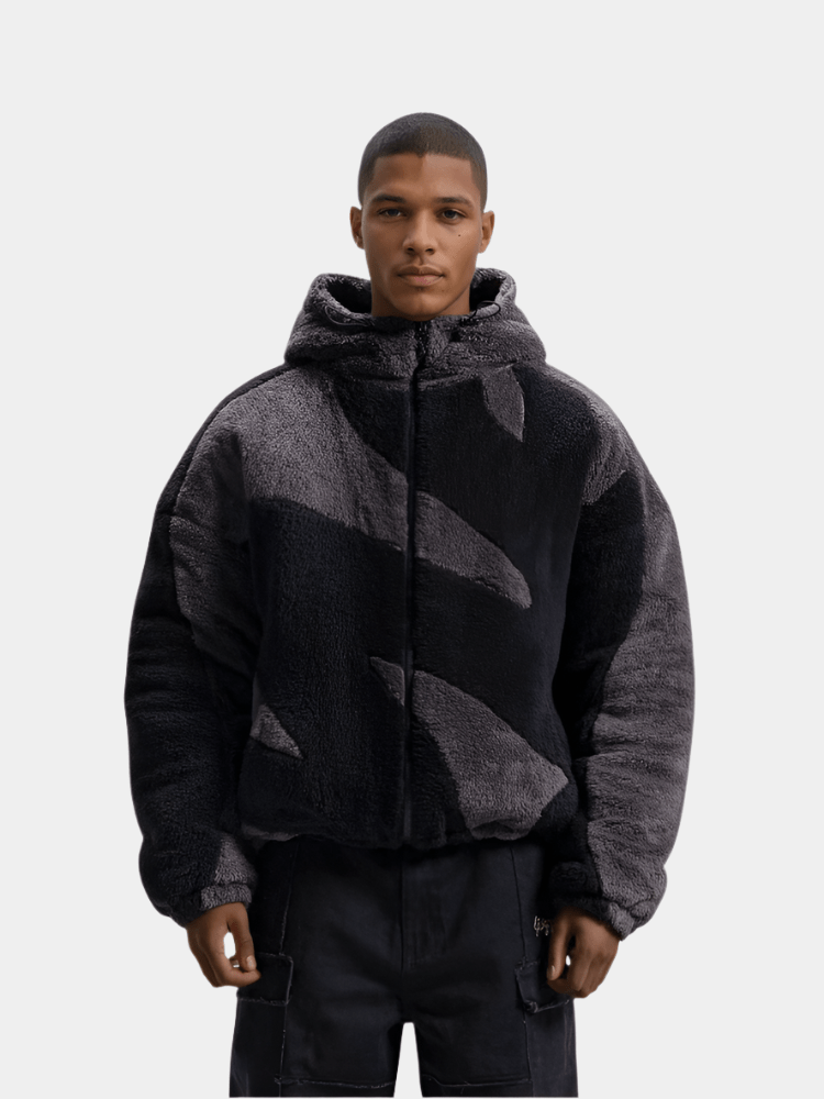 Veste oversize entièrement zippée