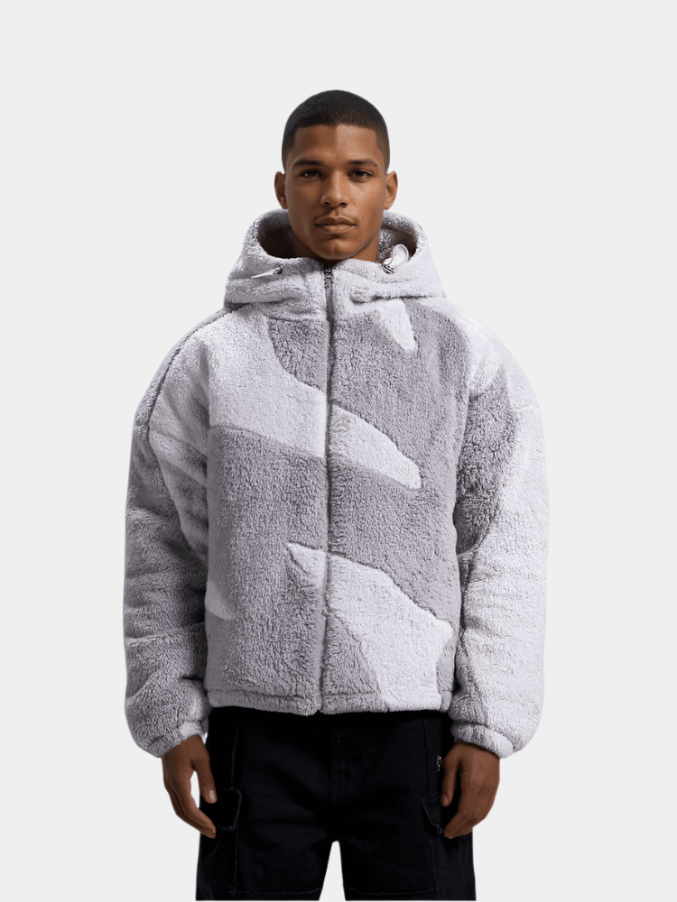 Veste oversize entièrement zippée