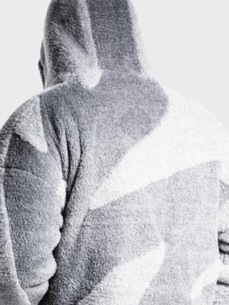 Veste oversize entièrement zippée