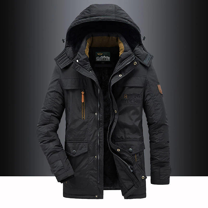 Veste parka matelassée décontractée – manteau d'hiver chaud et isolant