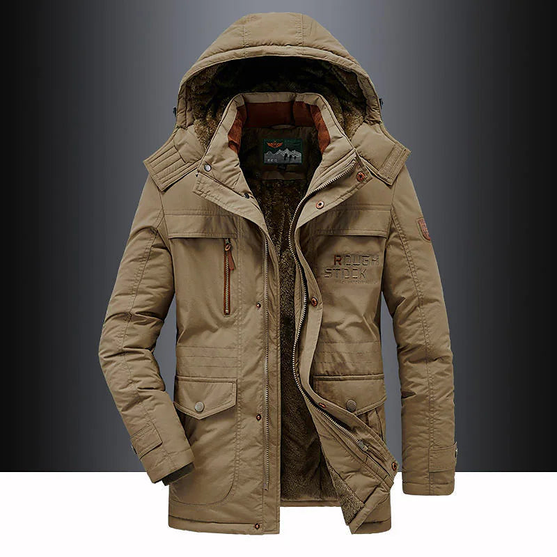 Veste parka matelassée décontractée – manteau d'hiver chaud et isolant