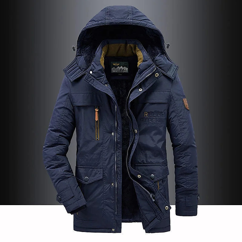 Veste parka matelassée décontractée – manteau d'hiver chaud et isolant