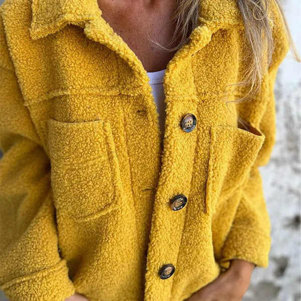 Veste pour femme avec boutons et col