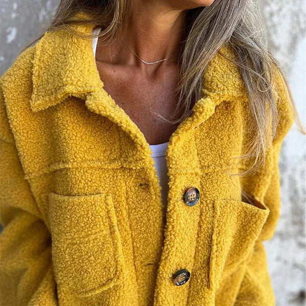 Veste pour femme avec boutons et col