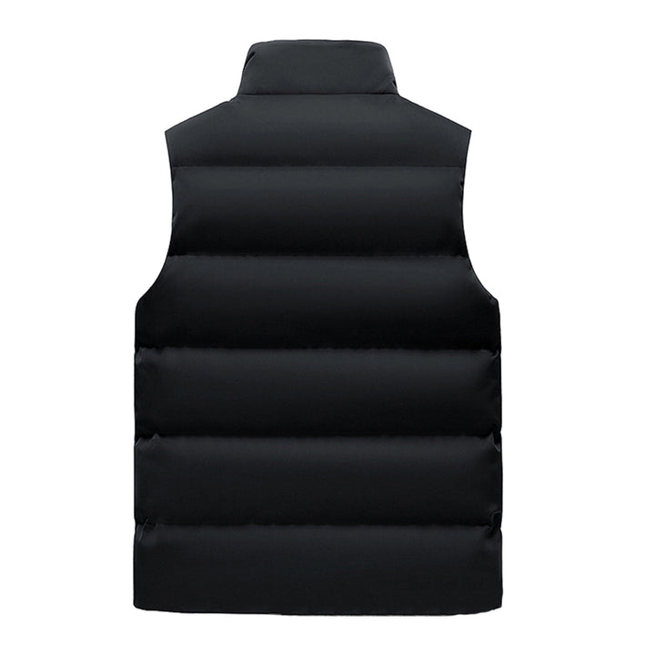 Veste sans manches élégante pour homme avec doublure en fourrure
