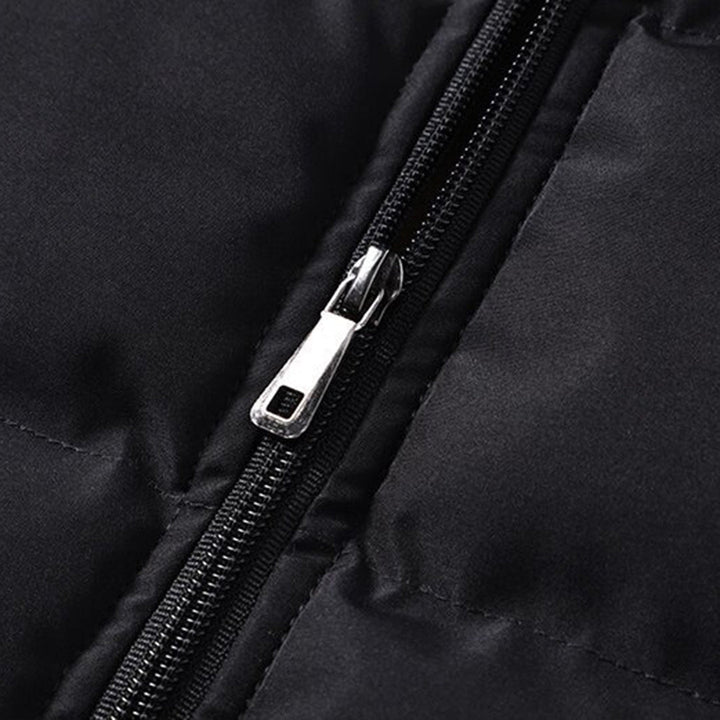 Veste sans manches élégante pour homme avec doublure en fourrure