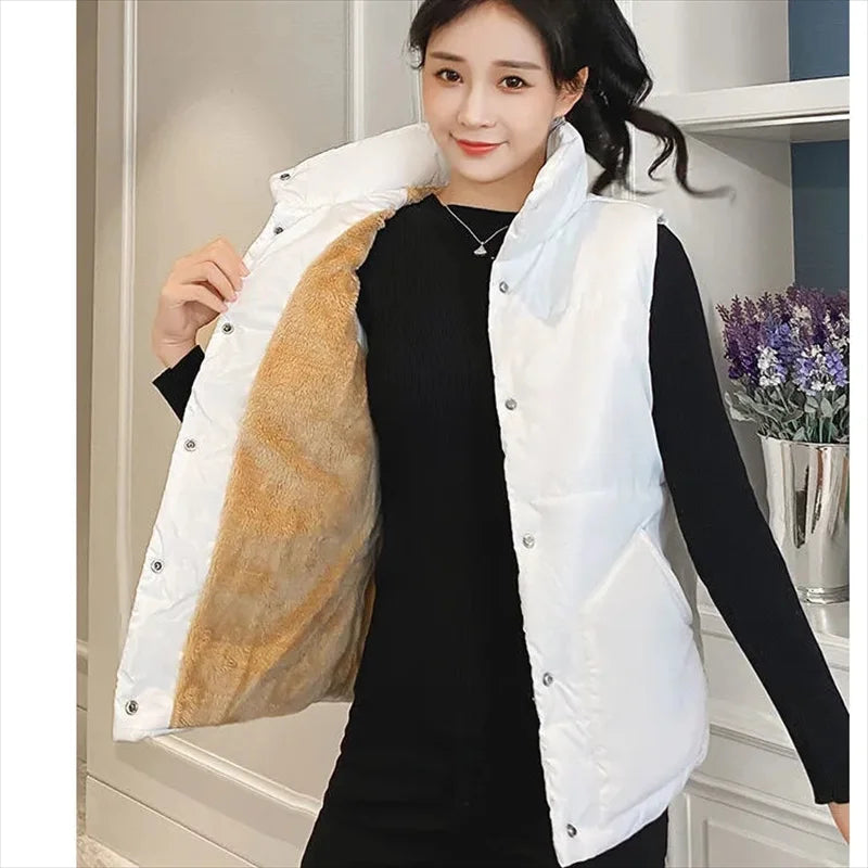 Veste sans manches | Longue et chaude