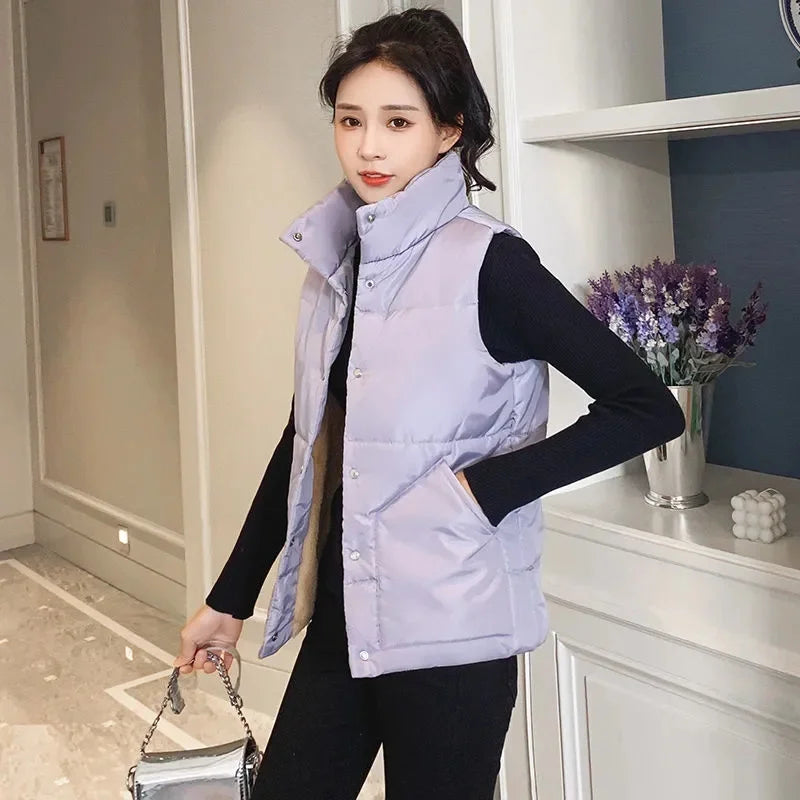 Veste sans manches | Longue et chaude