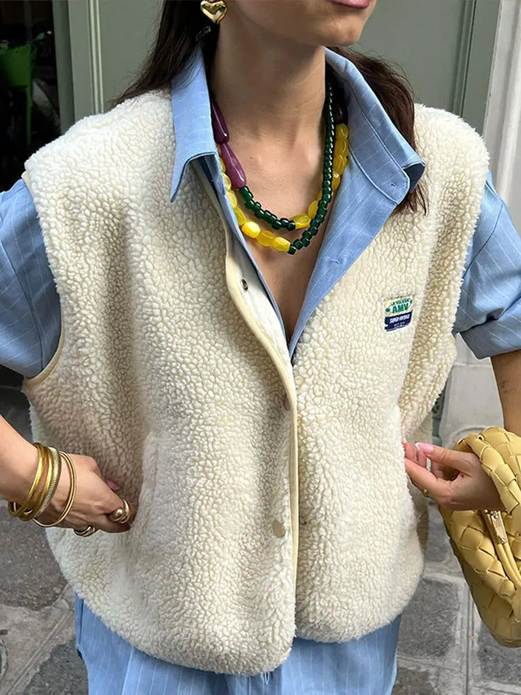 Veste sans manches polyvalente et confortable