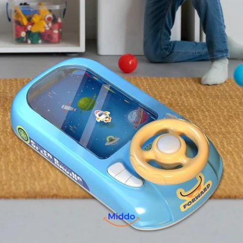 Volant interactif enfant – Aventures de course et d'espace