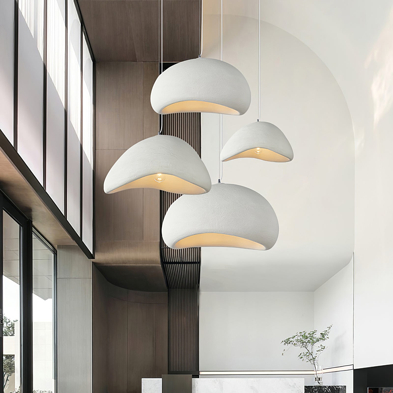 Wabi-Sabi Cocoon Pendant Light, Style A