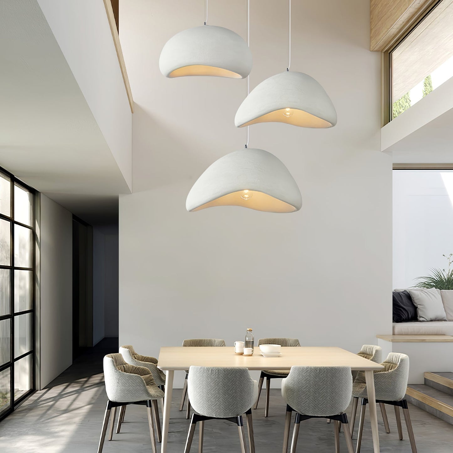 Wabi-Sabi Cocoon Pendant Light, Style A