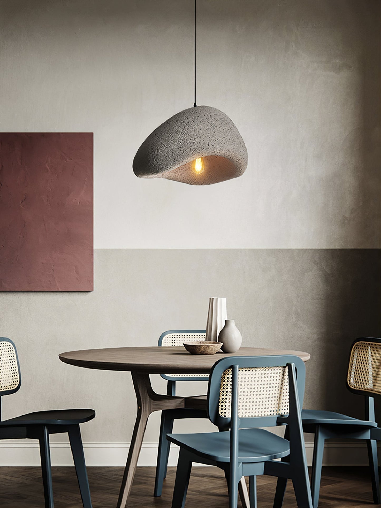 Wabi-Sabi Cocoon Pendant Light, Style A