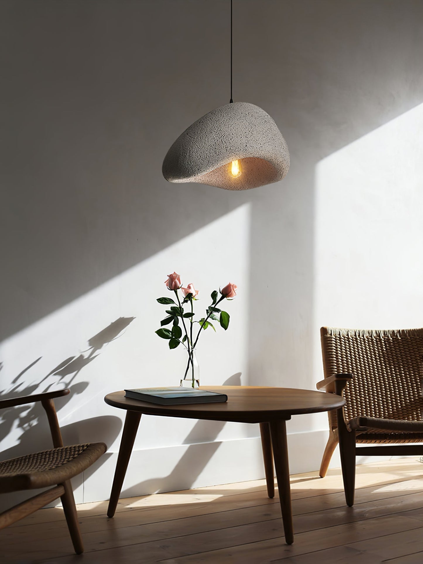 Wabi-Sabi Cocoon Pendant Light, Style A