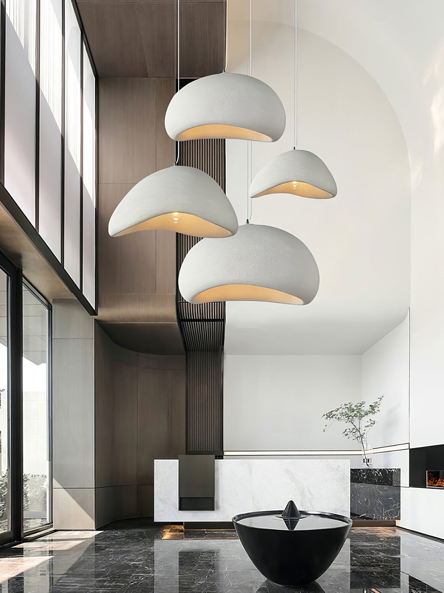 Wabi-Sabi Cocoon Pendant Light, Style A
