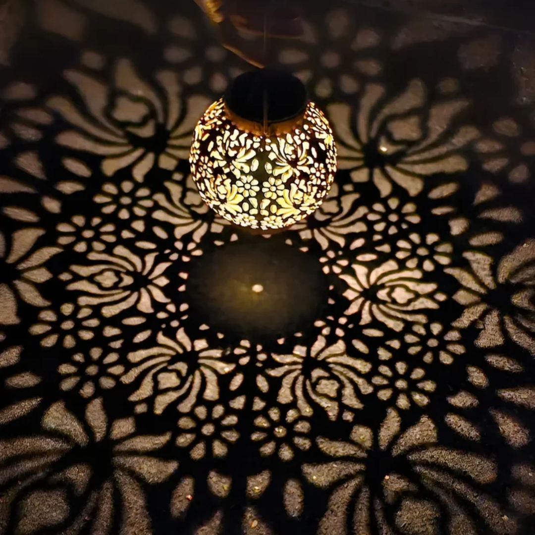 Waterproof LED Solar Garden Hanging Lamp - RadiantGlow